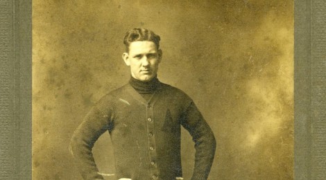 Charlene. Unidentified Purdue football player. From MSA 293, the Carlton A. Wilmore papers.