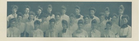 Members of the 1903-04 Philalethean Literary Society. From the 1904 Debris Student Yearbook.